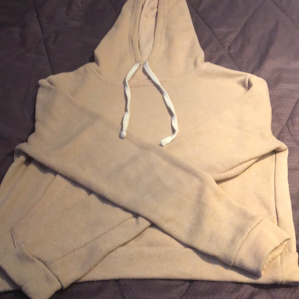 Crop pink hoodie